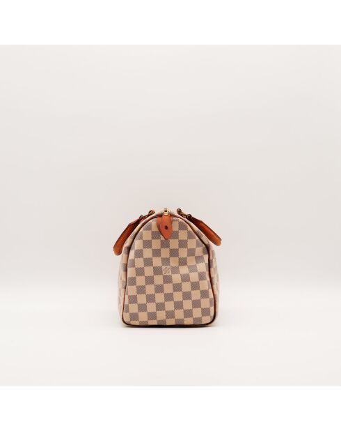 Speedy 30 Azur Damier beige Tasche - Guter Zustand - 30 x 21 x 17 cm