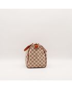 Speedy 30 Azur Damier beige Tasche - Guter Zustand - 30 x 21 x 17 cm