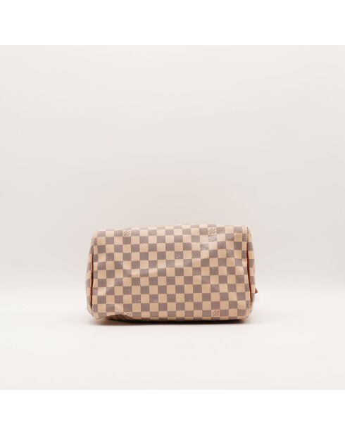 Speedy 30 Azur Damier beige Tasche - Guter Zustand - 30 x 21 x 17 cm