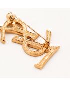 Gouden broche - In zeer goede staat - 5,2cmx3,2cmx5,00mm