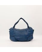 Bittersüße blaue Ledertasche - Sehr guter Zustand - 35x11x23 cm