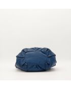 Bittersüße blaue Ledertasche - Sehr guter Zustand - 35x11x23 cm