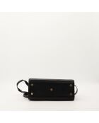 Kleine schwarze Ledertasche - Guter Zustand - 32x25x15 cm