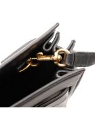 Kleine schwarze Ledertasche - Guter Zustand - 32x25x15 cm