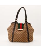 Borsa web marrone chiaro - Ottime condizioni - 34x30x18 cm