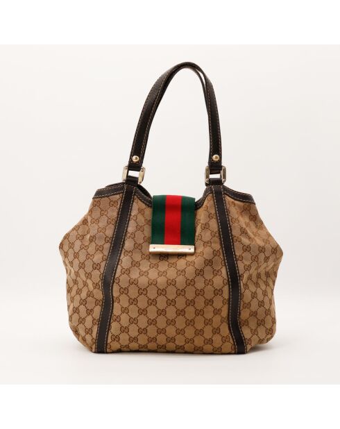 Borsa web marrone chiaro - Ottime condizioni - 34x30x18 cm