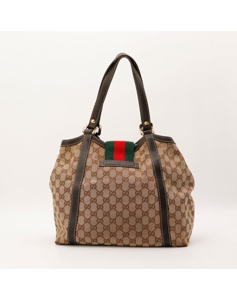 Borsa da donna nuova in pelle marrone chiaro - Ottime condizioni - 34x30x18 cm