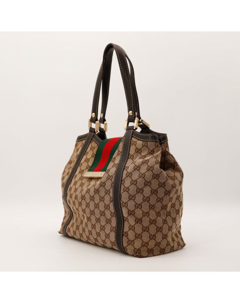 Borsa da donna nuova in pelle marrone chiaro - Ottime condizioni - 34x30x18 cm