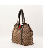 Borsa da donna nuova in pelle marrone chiaro - Ottime condizioni - 34x30x18 cm