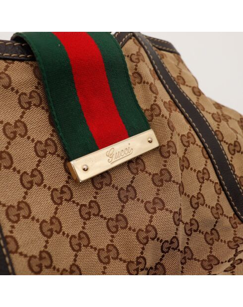 Borsa da donna nuova in pelle marrone chiaro - Ottime condizioni - 34x30x18 cm