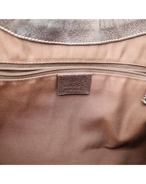 Borsa da donna nuova in pelle marrone chiaro - Ottime condizioni - 34x30x18 cm
