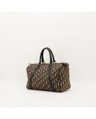 Boston Trotter leren tas lichtbeige/bruin - Zeer goede conditie - 30x17x16 cm