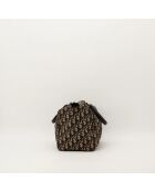 Boston Trotter leren tas lichtbeige/bruin - Zeer goede conditie - 30x17x16 cm