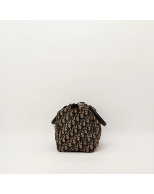 Boston Trotter Ledertasche hellbeige/braun - Sehr guter Zustand - 30x17x16 cm