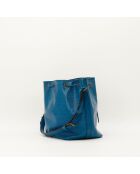 Noé blaue Ledertasche - Sehr guter Zustand - 25x26x20 cm