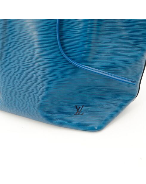 Noé blaue Ledertasche - Sehr guter Zustand - 25x26x20 cm