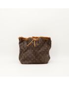 Petit Noé dunkelbraune Ledertasche - Guter Zustand - 25x26x20 cm