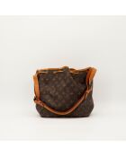 Petit Noé dunkelbraune Ledertasche - Guter Zustand - 25x26x20 cm
