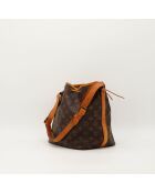 Petit Noé dunkelbraune Ledertasche - Guter Zustand - 25x26x20 cm