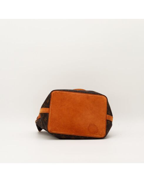 Petit Noé dunkelbraune Ledertasche - Guter Zustand - 25x26x20 cm