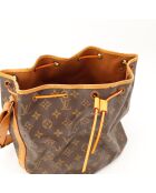 Petit Noé dunkelbraune Ledertasche - Guter Zustand - 25x26x20 cm