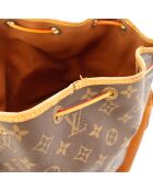 Petit Noé dunkelbraune Ledertasche - Guter Zustand - 25x26x20 cm