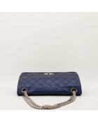 Chanel 2.55 Schultertasche aus Leder marineblau - Sehr guter Zustand - 11x20x35 cm