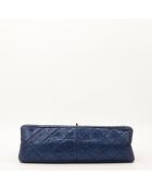 Chanel 2.55 Schultertasche aus Leder marineblau - Sehr guter Zustand - 11x20x35 cm