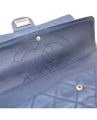 Chanel 2.55 Schultertasche aus Leder marineblau - Sehr guter Zustand - 11x20x35 cm