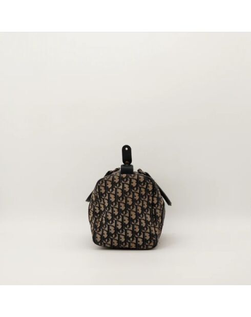 Boston Trotter Ledertasche dunkelbeige/braun - Sehr guter Zustand - 30x17x16 cm