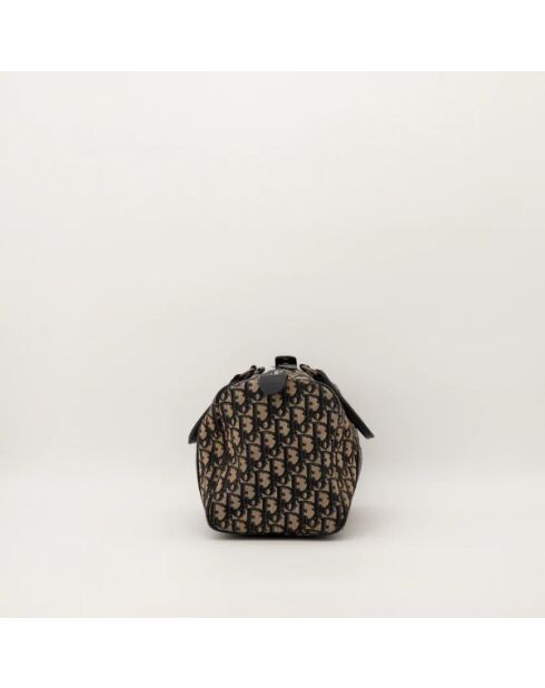 Boston Trotter Ledertasche dunkelbeige/braun - Sehr guter Zustand - 30x17x16 cm