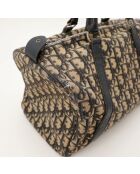 Boston Trotter Ledertasche dunkelbeige/braun - Sehr guter Zustand - 30x17x16 cm
