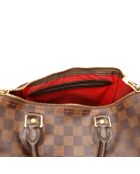 Speedy 30 Damier Schultertasche aus dunkelbraunem Ebenholz Damier aus Leder - Guter Zustand - 30x21x17 cm