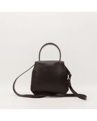Schultertasche Triomphe 2Way aus Leder in tiefbraunem Leder - Sehr guter Zustand - 22x22x6 cm
