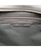 Luggage Phantom Ledertasche aus schwarzem Leder - Sehr guter Zustand - 26x25x13 cm