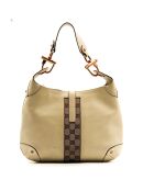 Nuova borsa Jackie in pelle taupe - Buone condizioni