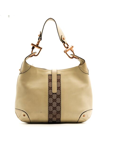 Nuova borsa Jackie in pelle taupe - Buone condizioni
