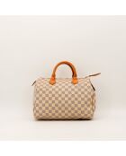 Speedy 30 Damier beige Ledertasche - Sehr guter Zustand - 30x21x17 cm