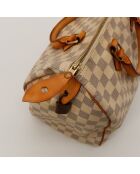 Speedy 30 Damier beige Ledertasche - Sehr guter Zustand - 30x21x17 cm
