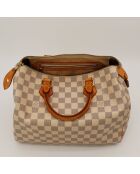 Speedy 30 Damier beige Ledertasche - Sehr guter Zustand - 30x21x17 cm