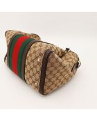 Boston Joy hellbraune Ledertasche - Sehr guter Zustand - 33,7x22,2x17,1 cm