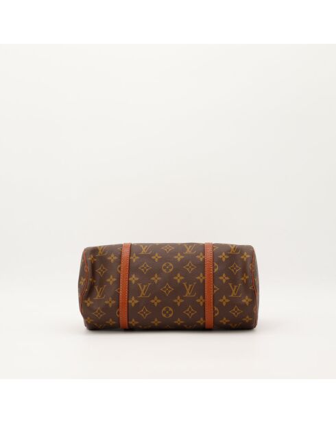 Papillon 30 dunkelbraune Ledertasche - Sehr guter Zustand - 30x21x17 cm