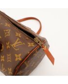 Papillon 30 dunkelbraune Ledertasche - Sehr guter Zustand - 30x21x17 cm