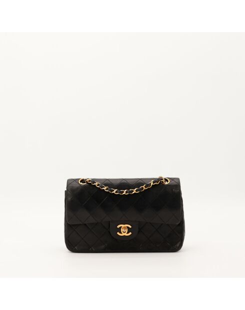 Timeless 23 zwarte leren schoudertas - Zeer goede staat - 14 cm × 23 cm × 6,5 cm