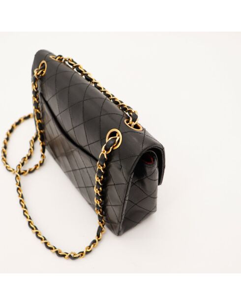 Timeless 23 zwarte leren schoudertas - Zeer goede staat - 14 cm × 23 cm × 6,5 cm