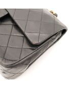 Timeless 23 zwarte leren schoudertas - Zeer goede staat - 14 cm × 23 cm × 6,5 cm