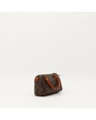 Dunkelbraune Speedy Nano Ledertasche - Guter Zustand - 16x10x7,5 cm