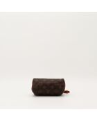 Dunkelbraune Speedy Nano Ledertasche - Guter Zustand - 16x10x7,5 cm