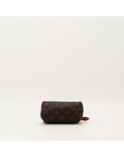 Dunkelbraune Speedy Nano Ledertasche - Guter Zustand - 16x10x7,5 cm