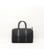 Sac en cuir Boston noir  - Très bon état - 30x14x19 cm